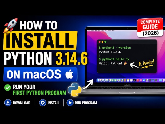 Your Mac Is Missing This! Install Python 3.14.6 in Minutes