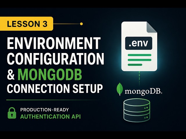 Node.js Environment Variables Explained | .env, dotenv & MongoDB Connection | Production-Ready API