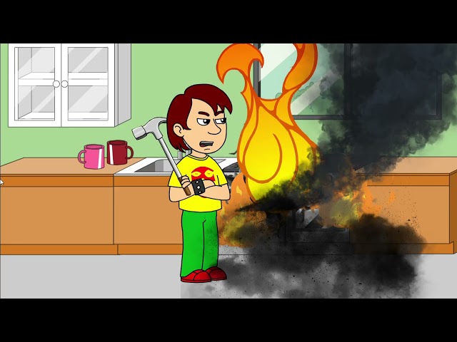George trashes the house/Grounded #groundedvideos #goanimate #vyond #vyondanimation