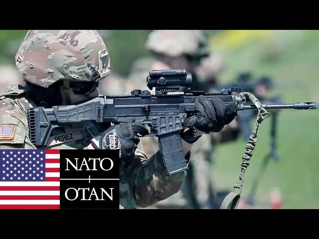 U.S. Army, NATO. Soldiers test the CZ BREN 2 assault rifle in the Czech Republic.
