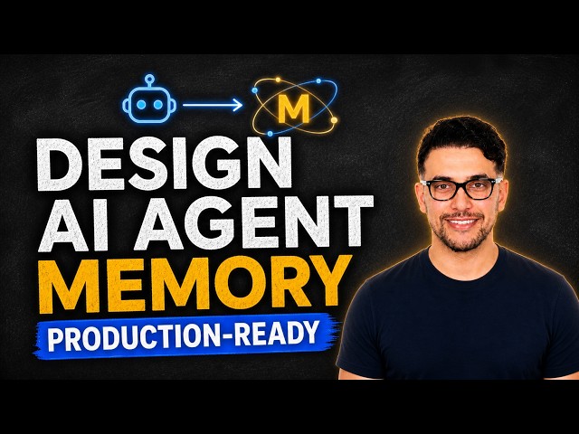 How to Design AI Agent Memory System — Explained in 8 Minutes