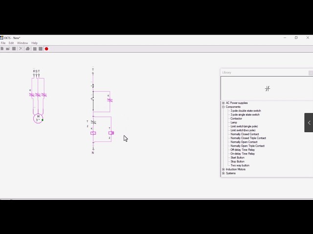 20- Explanation of the EKTS program for simulating classic control circuits