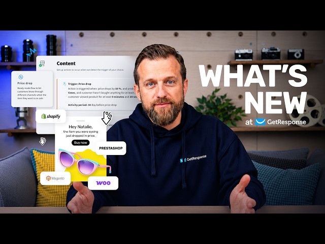 What's New at GetResponse | Product Recommendations, Price Drops & Shopify Sync