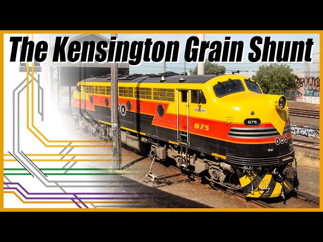Grain Train in the Suburbs - The Kensington Shunt!