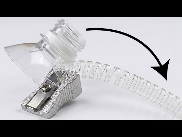 Plastic Bottle DIY Cutter ♳ A Mesmerizing Technique for Creating Transparent Spiral - Recycling
