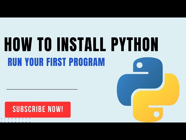 How to Install Python & VS Code | Write Your First Python Program