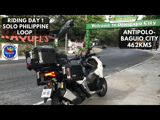 DAY 1 | SOLO PHILIPPINE LOOP | HONDA ADV 160 | Antipolo City - Baguio City