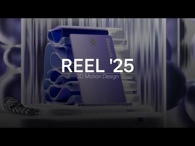 3D Motion Design Showreel │ Reel '25
