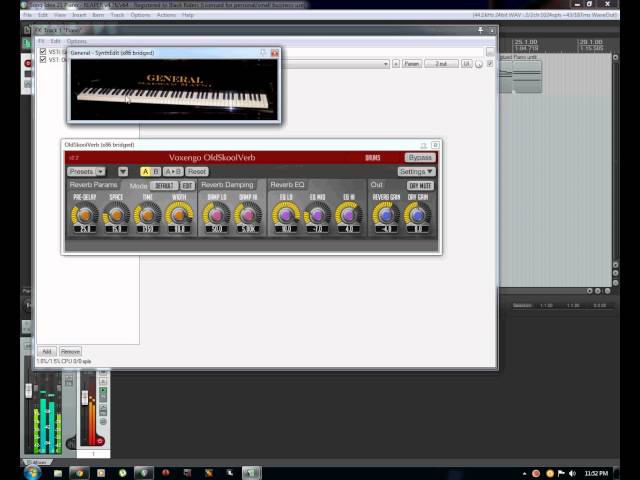 Synthedit midi piano plugin