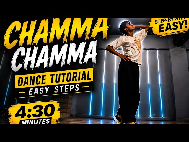 Chamma Chamma Dance Tutorial 🔥 | Bollywood Style Dance | Easy Steps | Chamma Chamma Song Dance