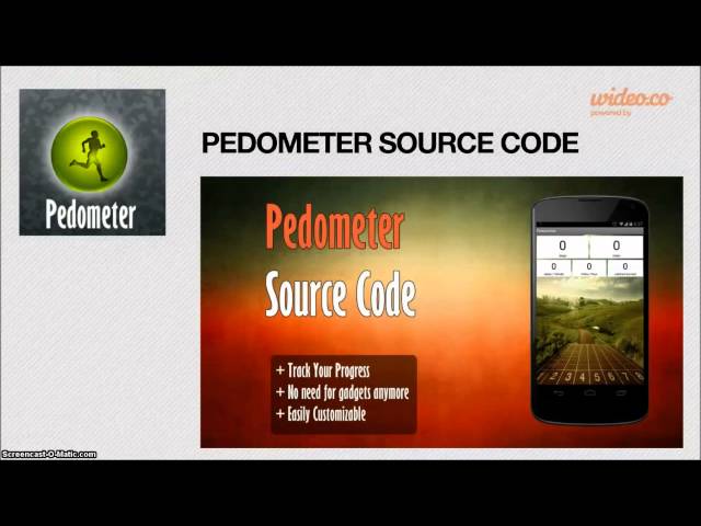 Pedometer android app source code