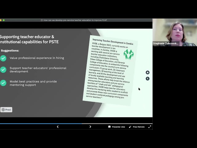 Pre-Service Teacher Education: How-to Guide Walkthrough