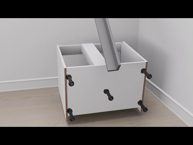 Wren Kitchens: How to fit a kitchen corner unit. Kitchen installation guide.