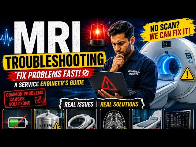 MRI Troubleshooting Guide | Common MRI Faults Every Service Engineer Must Know😱#bme#medicaldevices 