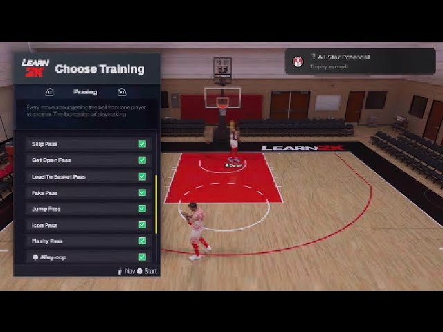 NBA 2K26 Learn 2K Advanced Tutorials + All-Star Potential Trophy