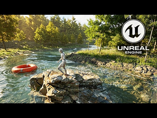 Create Next-Gen Dynamic Environments In Unreal Engine 5 - Shallow Water River, Megaplants & more!