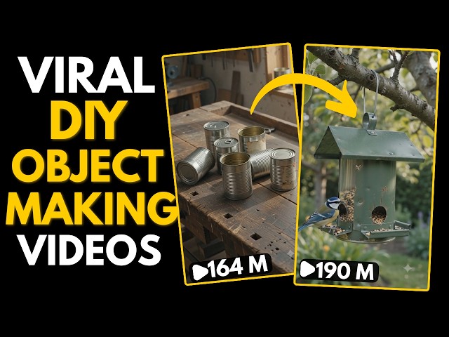How to Create VIRAL AI DIY Object Making Videos for FREE (New AI Trend)