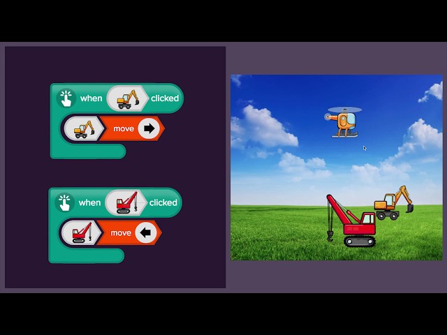 Block coding - Level 1: Transport on the go from On the move