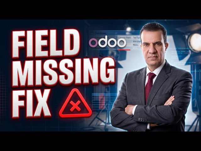 Odoo Errors: invalid Operation, xml view & field does not exist