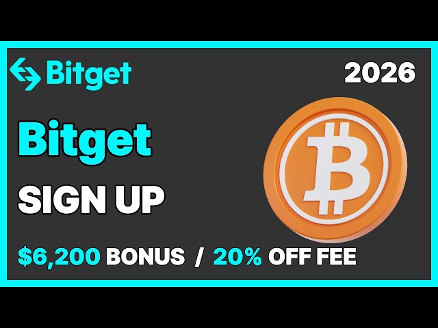 Bitget Tutorial 2026 | Sign Up & Get Bonus Step by Step