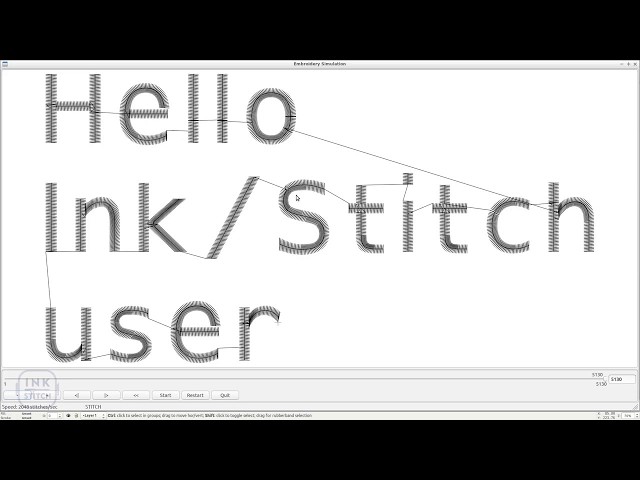 05 Lettering - Ink/Stitch Beginner Tutorial Series