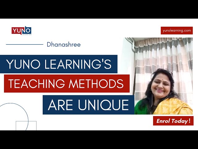 Yuno's Teaching Methods are Unique | Dhanashree | My Yuno Experience