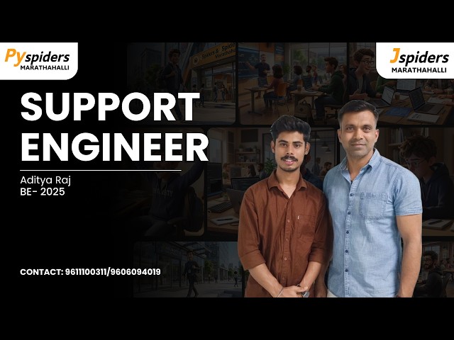 Job Secured! Jspiders Marathahalli Student Cracks IT Placement