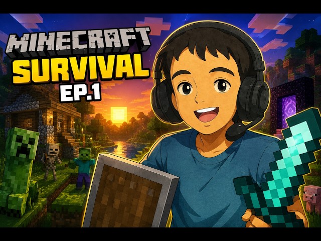 playing minecraft java edition ep 1 gameplay in tamil pranabgamerztamil