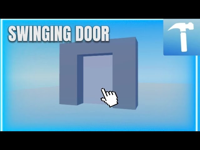 How to Make Swinging Door in StudioVerse | Roblox Tutorial