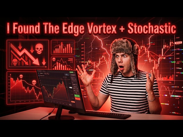 I FINALLY FOUND THE EDGE ! Binary Options For Beginners ! Vortex And Stochastic Step By Step