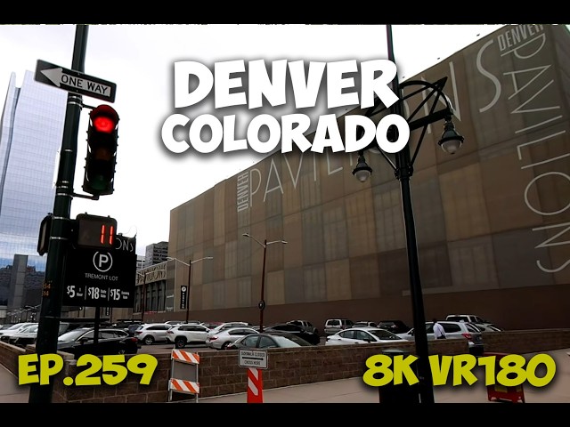 Ep.259 Denver Colorado – Inside Denver Managed Entertainment Zone Downtown 8K VR180 3D Travel