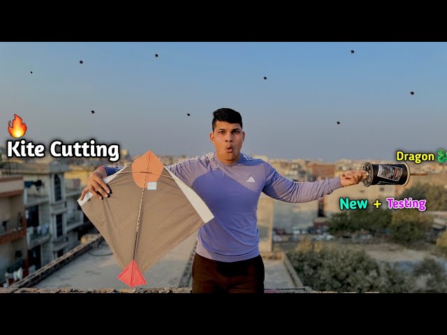 🔥New *Barreiley Dragon* Testing | Kite Cutting | How To Cut Kite |