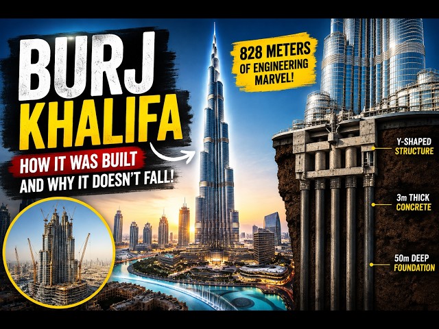 How the Burj Khalifa Was Built — And Why It Doesn’t Fall