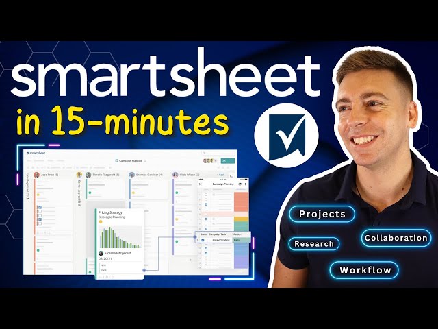 Smartsheet for Beginners | Spreadsheet-Based Project Management (Easy-to-follow Tutorial)