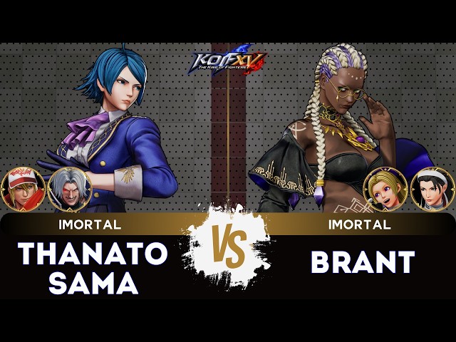 KOF XV▰ THANATO SAMA (O.Rugal/Terry/Elizabeth) 🆚 BRANT (Hinako/Dolores/Chizuru)🎞️Replay Match - 3/26