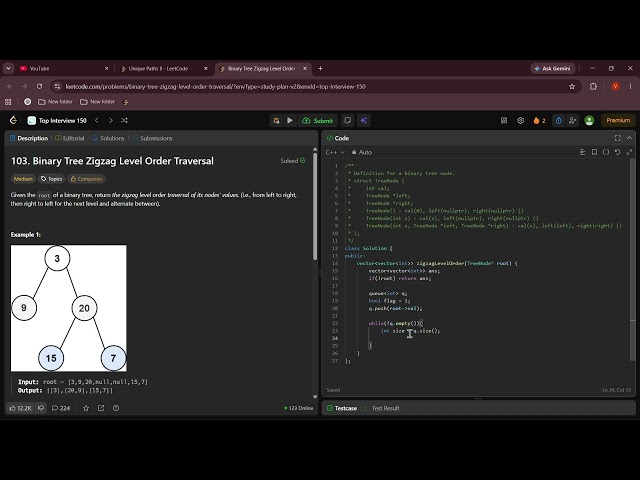 Leetcode Daily Day 1 + 2 Interview 150 Question