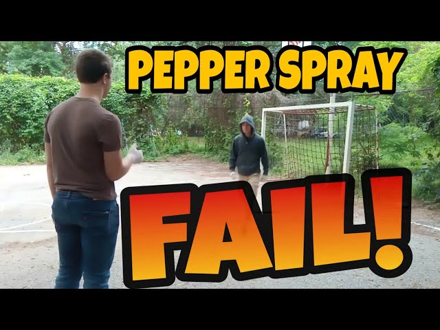 Pepper sprays don't work as you expect | Sabre red stream vs KO fog vs KO Jet