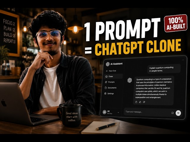 I Gave Claude ONE Prompt and It Built a Full ChatGPT Clone