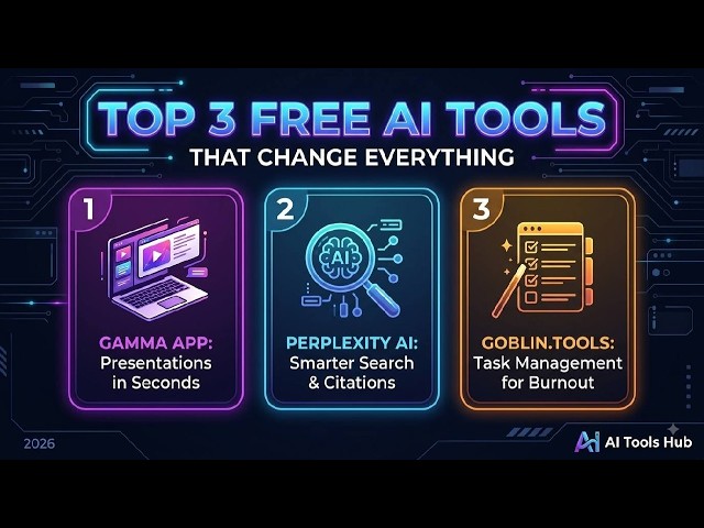 3 Free AI Tools That Feel Illegal to Know (2026)