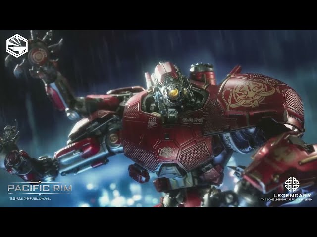 Infinity Studio Heavy Mecha Pacific Rim - Crimson Typhoon (Jaeger) 30cm Action Figure