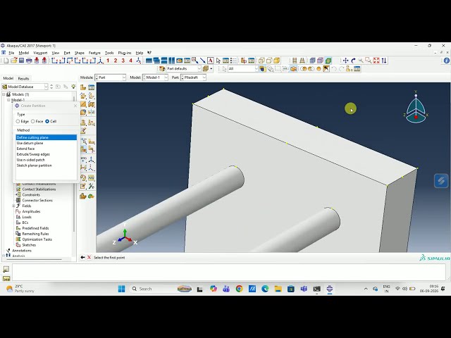 Piled raft foundation modelling tutorial video Part-1 || Piled raft tutorials || Abaqus Tutorials