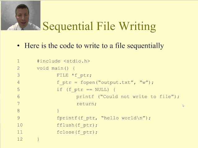 Intro to C Programming - File I/O