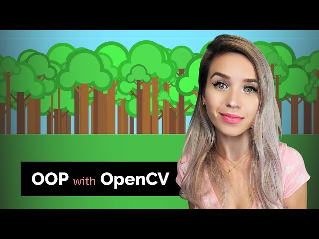 Practice OOP and Classes with Python OpenCV - Draw a Random Forest