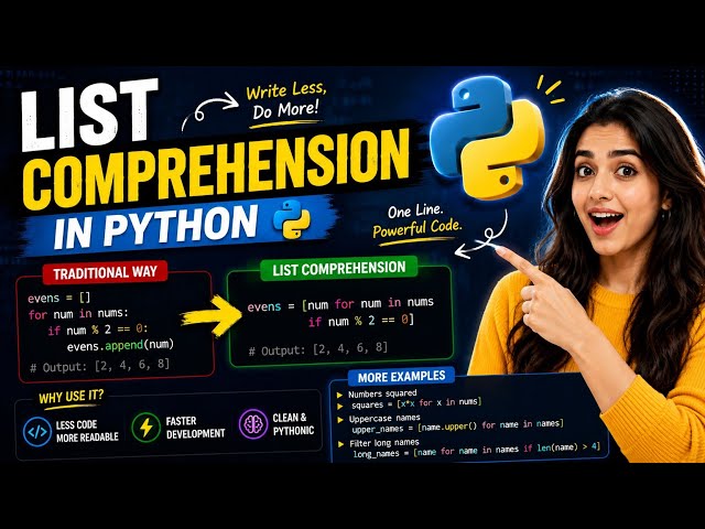 This Python Trick Replaces Entire Loops! | List Comprehension Explained