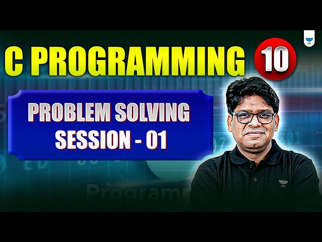 C Programming Problem Solving Session 01  | C Programming for GATE & Placements | Pankaj Sharma sir