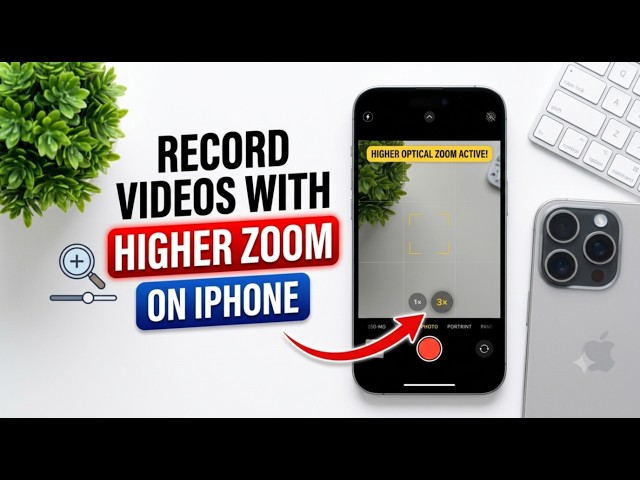 How to Record Videos With Higher Zoom on iPhone | Video Ko High Zoom Par Kaise Record Kare? 🤯