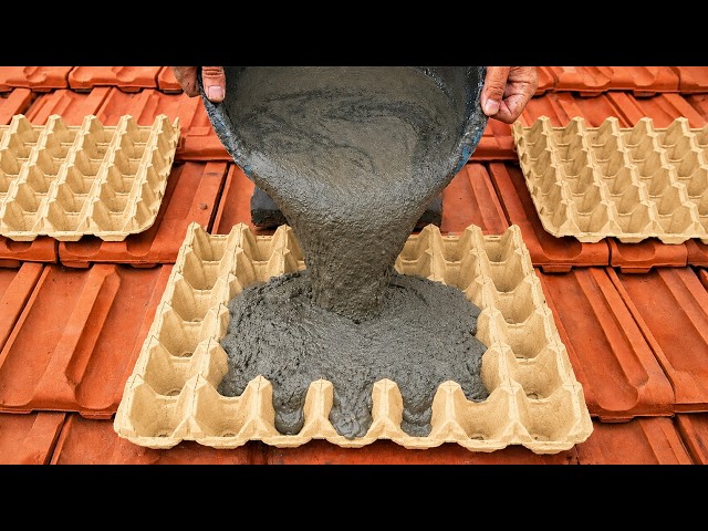 Genius Invention by a 60-Year-Old Plumber!  7 free recycling ideas from egg tray, pvc and cement.