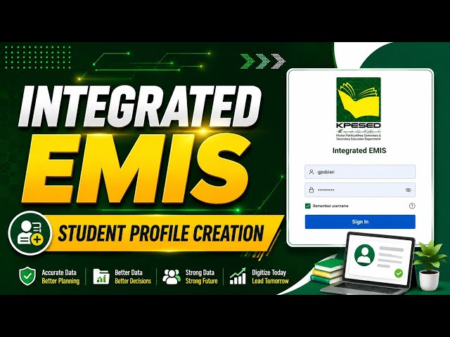 Integrated EMIS Student Profile Creation | Complete Step-by-Step Guide 2026