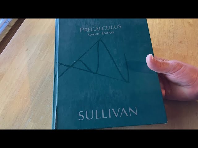 Precalculus Book for Self-Study