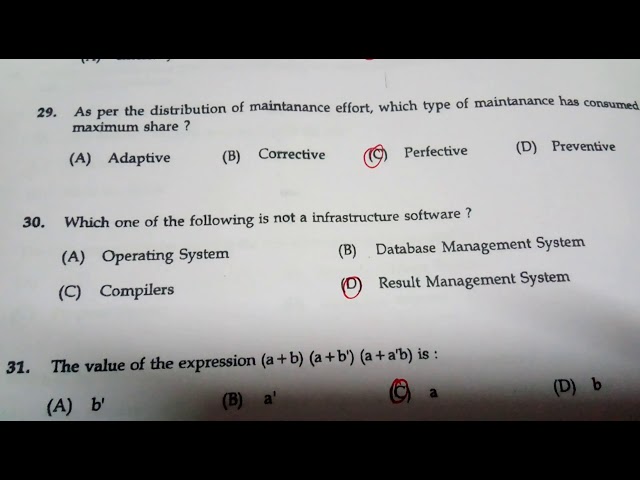 TRB polytechnic previous year questions paper/TRB  computer science engineering 2017 part 2